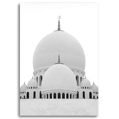 Black and White Start With Bismillah Islamic Wall Art Canvas Gifts Poster and Prints Print Paintings for Living Room Home Decor