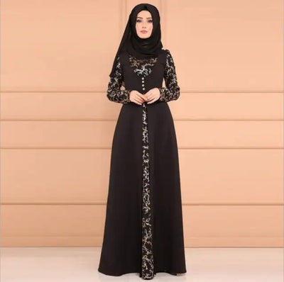 Muslim Abaya Turkey Islamic Arabic Hijab Dress Caftan Dubai Kaftan Moroccan Robe muslim Dress  islamic wear for women Plus size