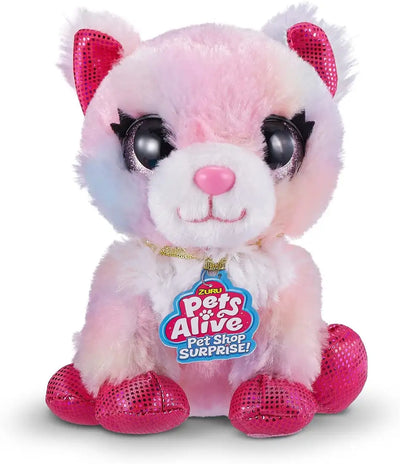 Zuru Pets Alive Pet Shop Surprise Families Rescue Pet Cute Stuffed Toys Kawaii Children's Huggle Pets Toy For Girls Plush Bear