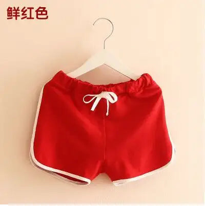 Summer Cheap Casual Girls/Boys Shorts Kids Trousers Baby Toddlers Clothes candy color shorts boys beach pants childrens shorts